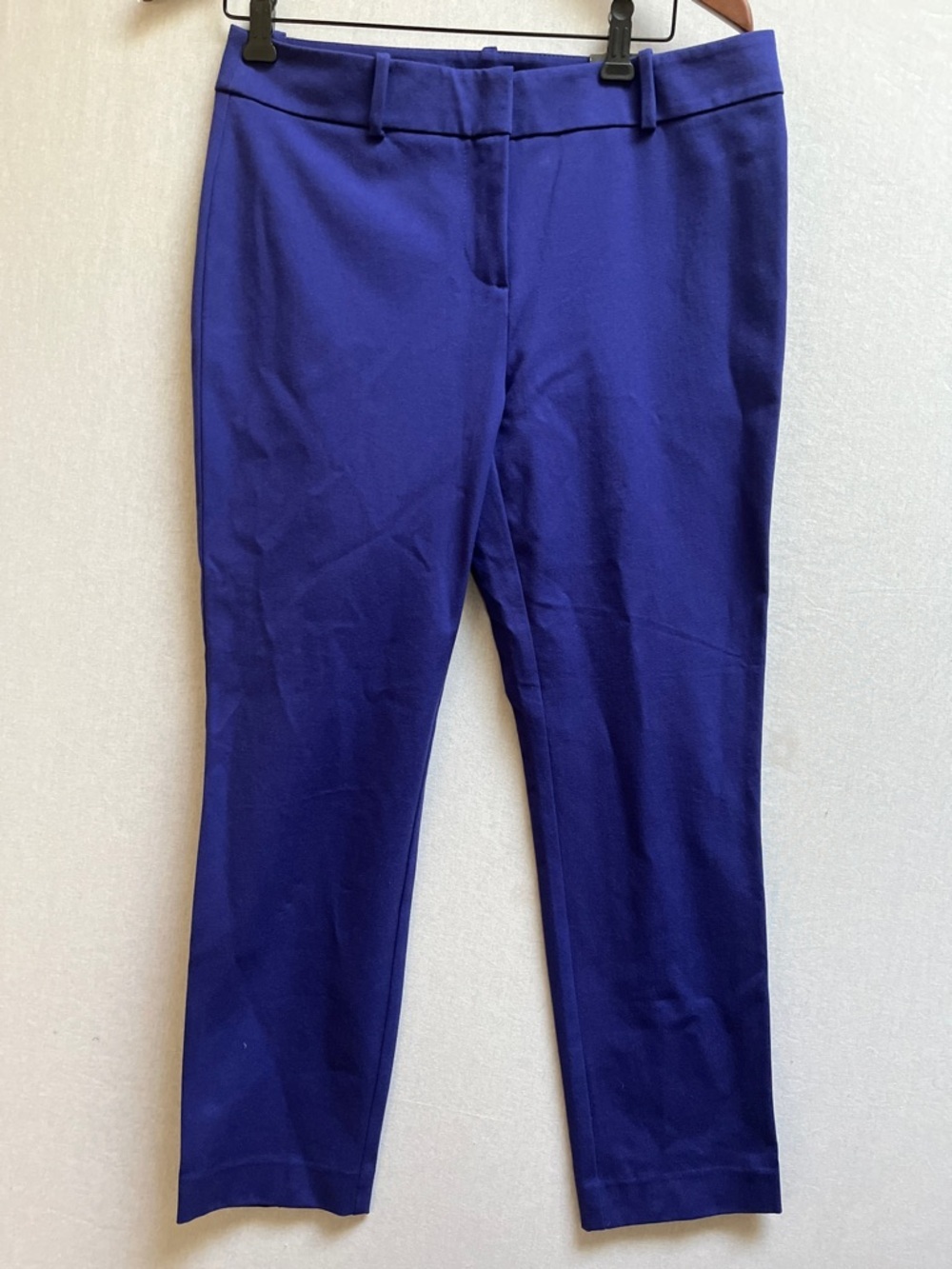 Ann Taylor Signature Ankle Length Pants Cobalt Royal Blue Sz 6 NWT